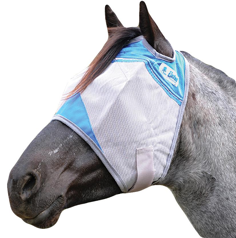 Cashel Wounded Warrior Crusader Fly Mask - Blue