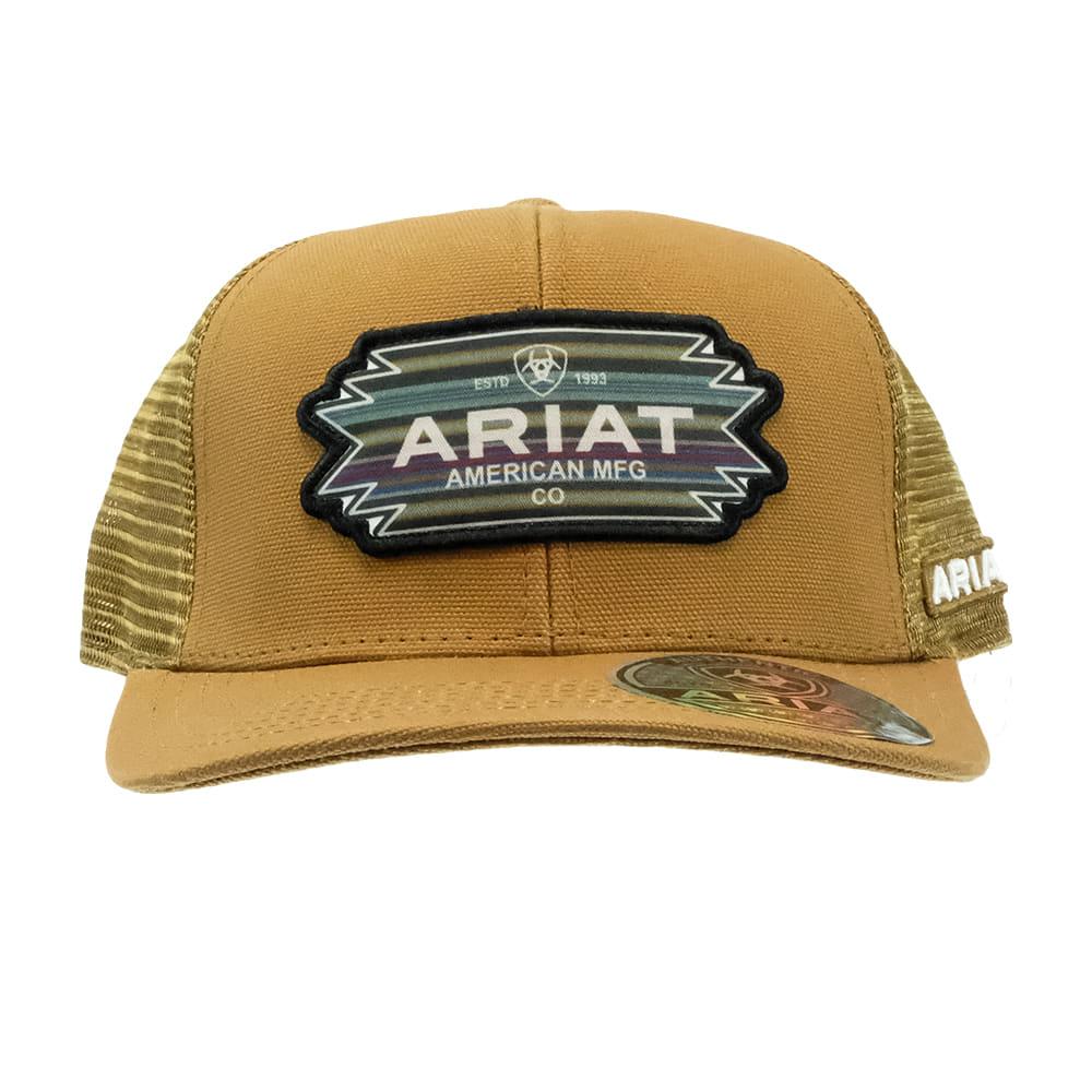 Ariat Gold Multicolor Southwest Patch Meshback Cap