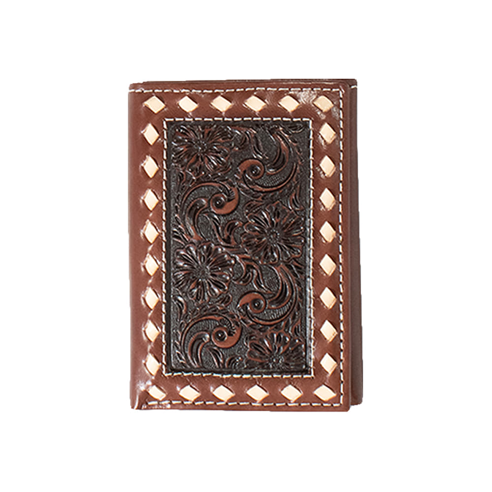 Ariat Other Ariat Floral Embroidered Bucklace Brown Trifold