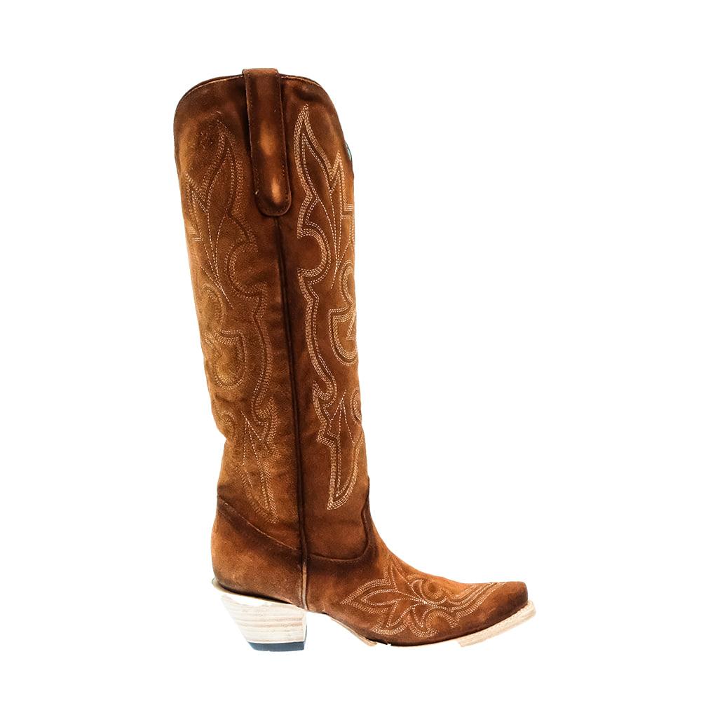 Corral Shedron Sued Embroidery Tall Top Women's Fashion Boots