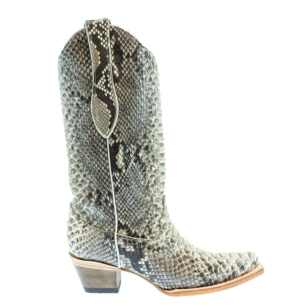 Corral Natural Python Full Exotic Glitter Finish Women's Boots