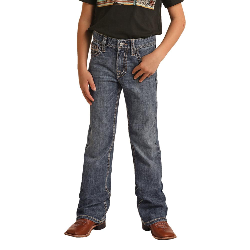 Rock & Roll Cowboy Reflex Denim Boot Cut Boys Jeans