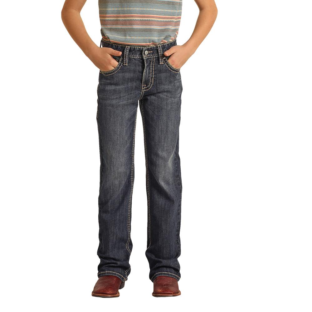 Rock And Roll Dark Vintage Bootcut Reflex Boy's Jeans