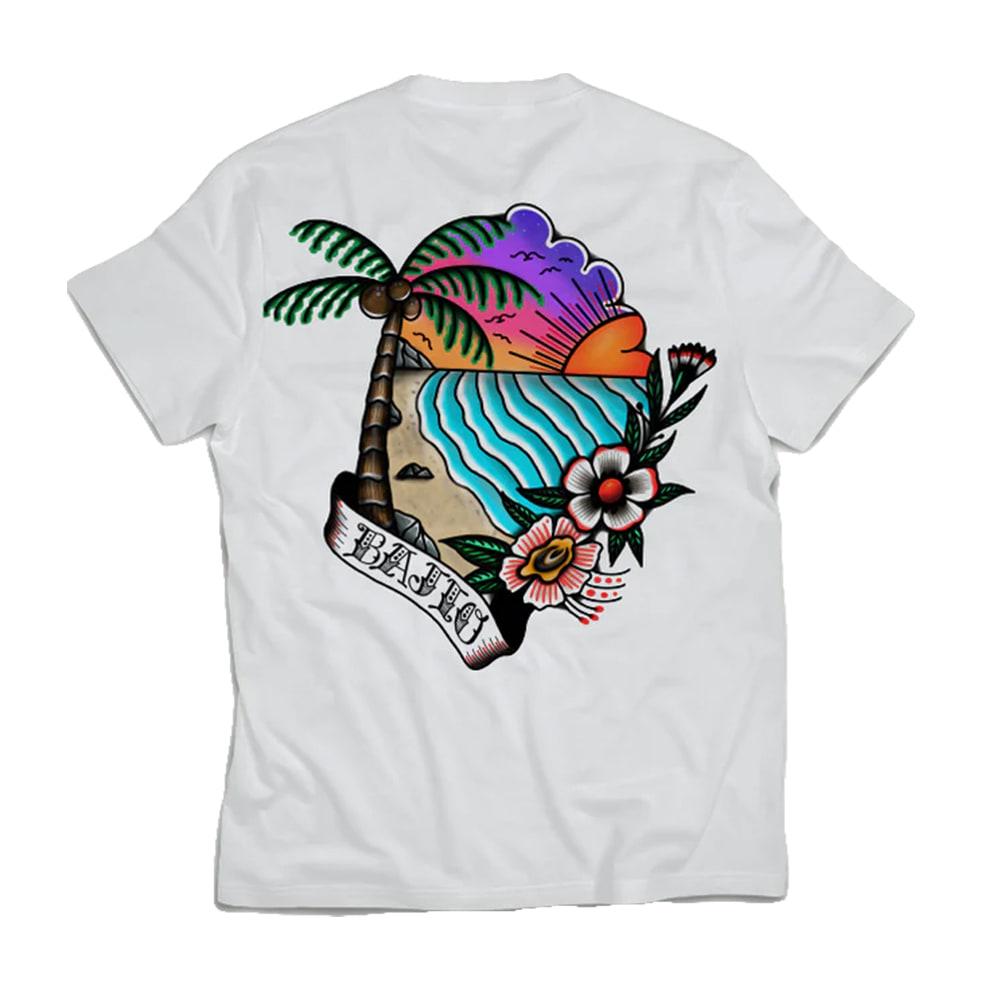 Bajio Beach White Pocket Short Sleeve T-Shirt