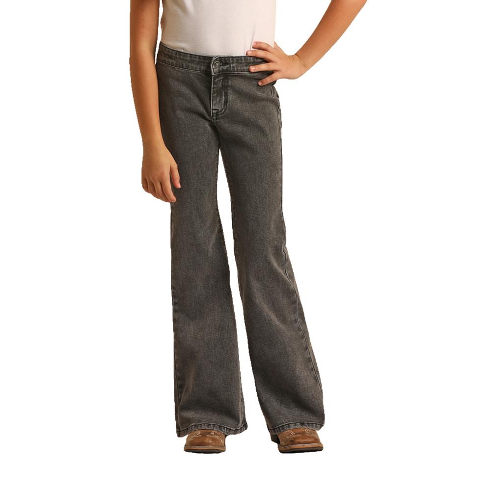 Rock And Roll Cowgirl Extra Stretch Flare Girl's Jeans