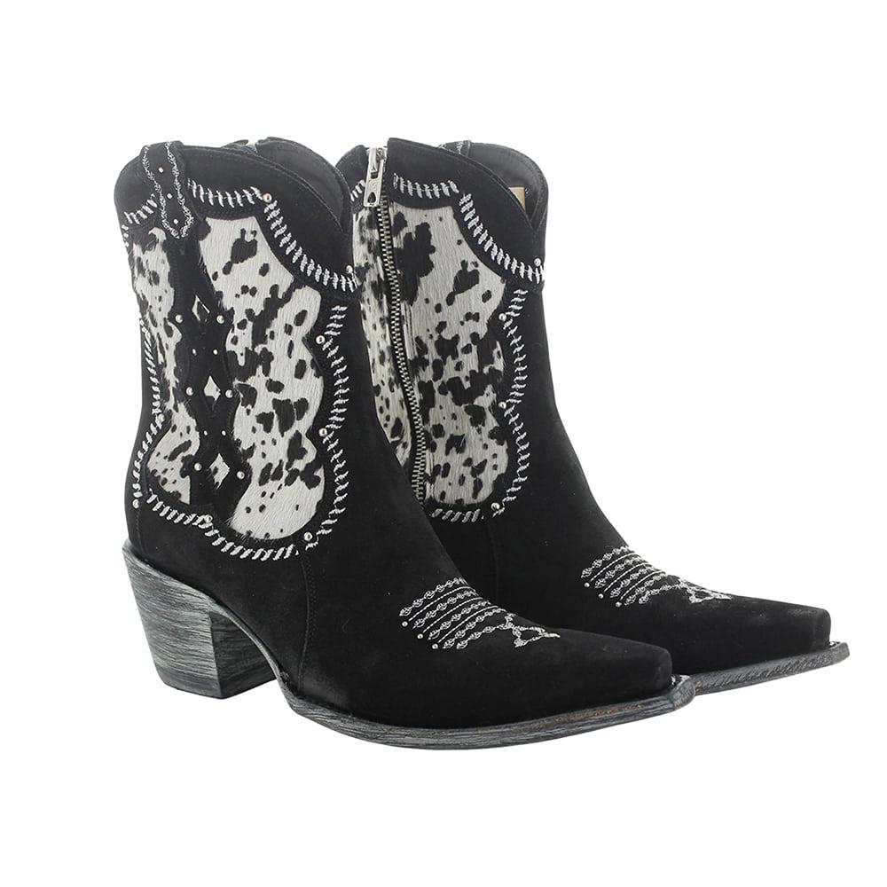 Old Gringo Ladies Black Lazzo Cowboy Bootie