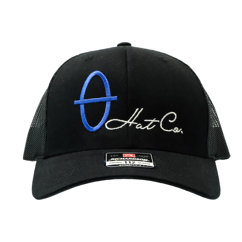 Bar Nothin Hat Co. Apparel Bar Nothin Hat Co. Black Cap with Blue Logo