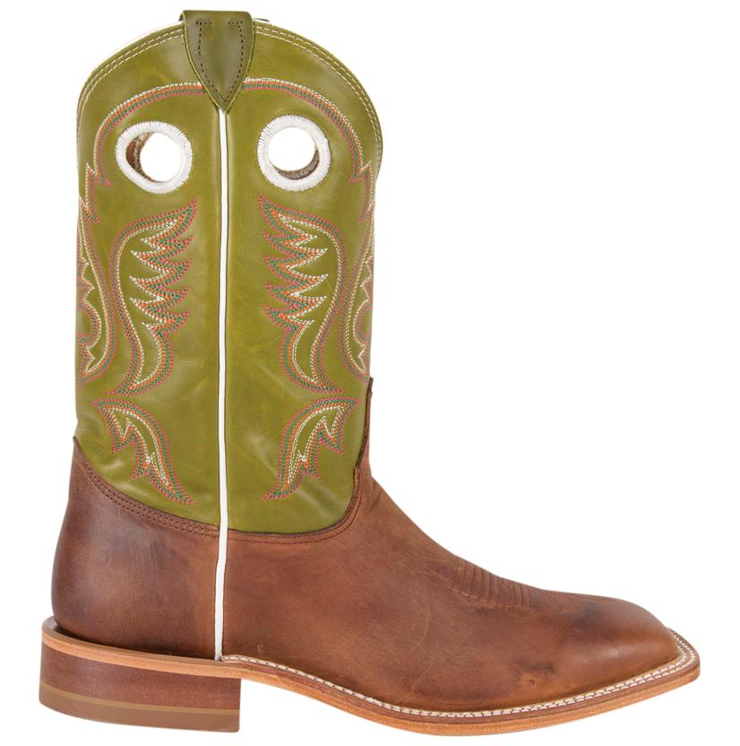 Justin Mens Bent Rail Square Toe Cowboy Boot