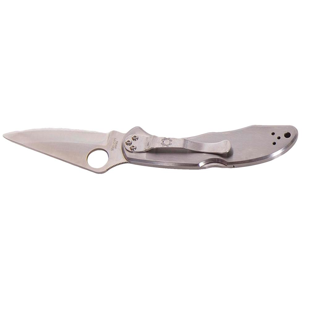 Spyderco Delica 4 Stainless Steel Serrated Edge Knife