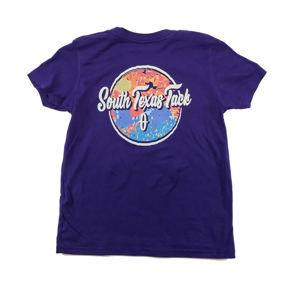 South Texas Tack Purple Wild Flower Girl's T-Shirt