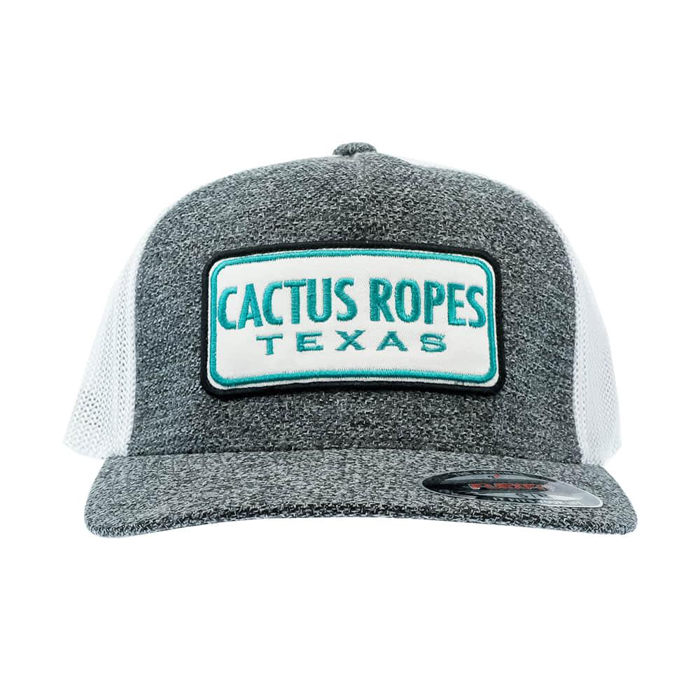 Cactus Ropes Grey and White Meshback Youth Cap