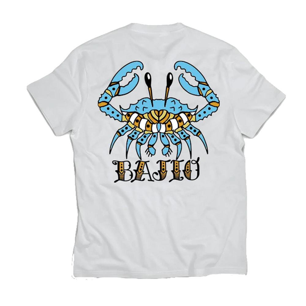 Bajio Crab White Short Sleeve T-Shirt