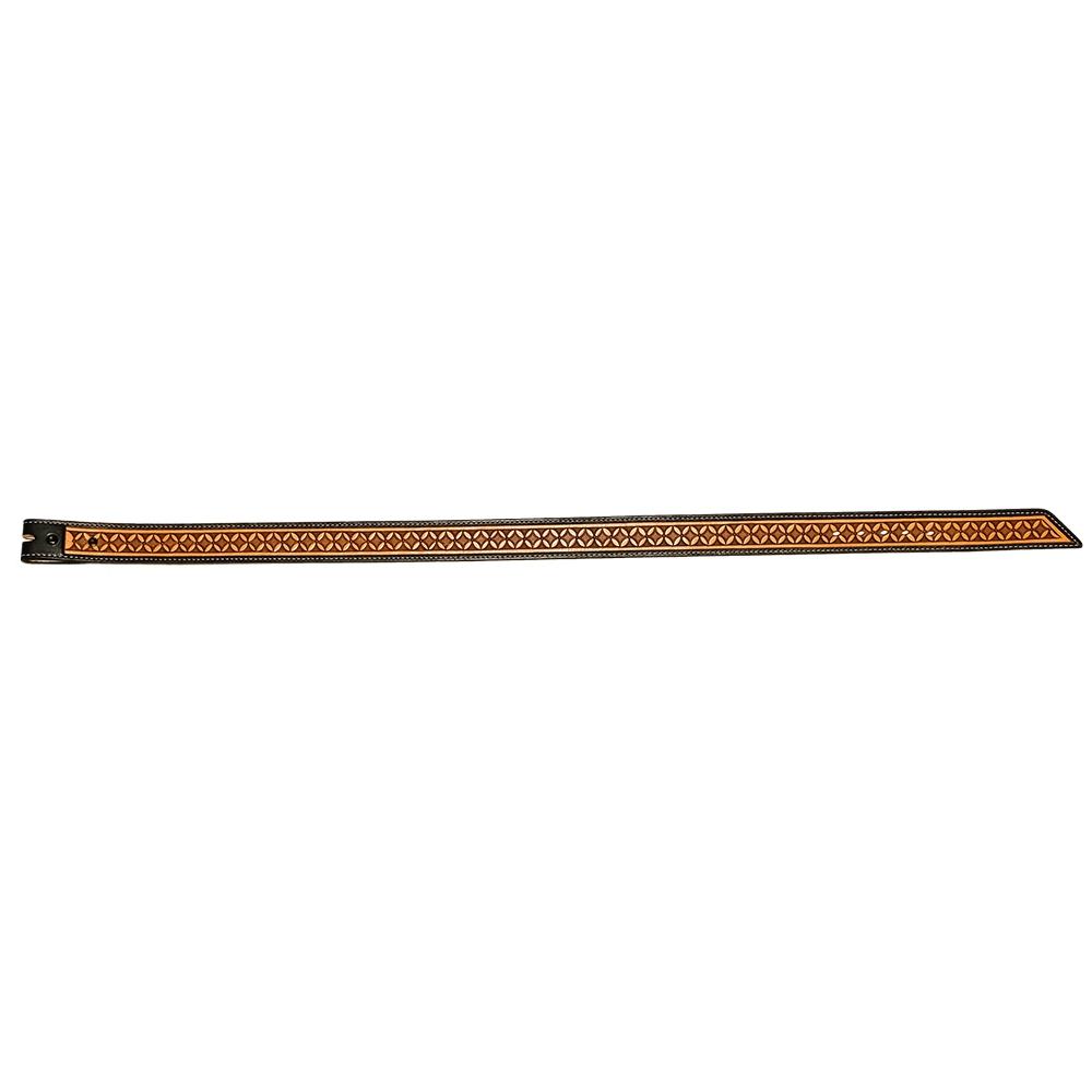 STT Cowboy Cut Brown and Black Belt