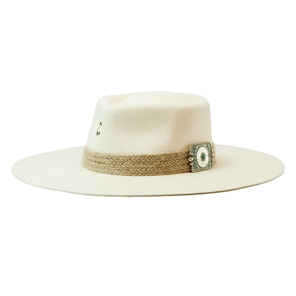 Charlie 1 Horse Ivory Fling 4" Brim Felt Hat