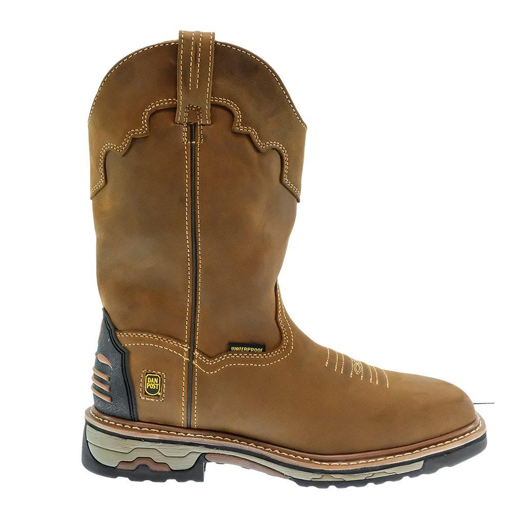 Dan Post Blayde Soft Toe Waterproof Tan Men's Work Boots