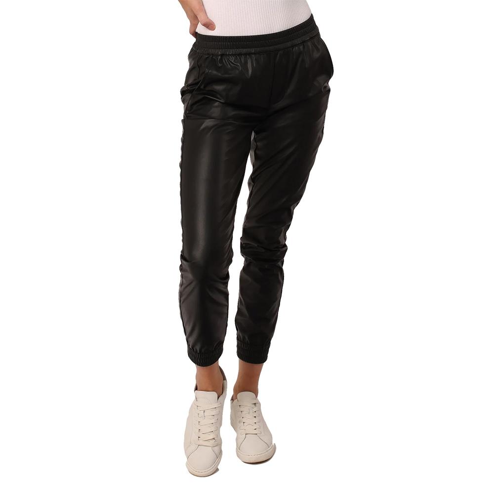 Dear John Denim Jacey Black Leather Women's Jogger