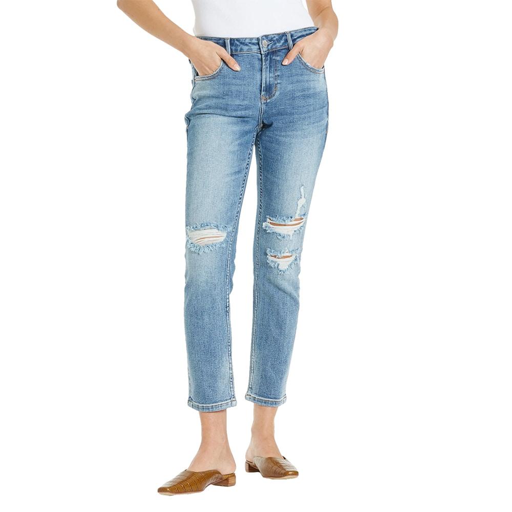 Dear John Denim Aiden Destructed Girlfriend Women's Jean