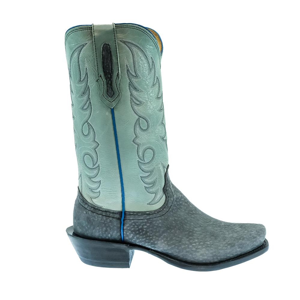 STT Fenoglio Grey Carpincho Robin's Egg Blue Men's Boots