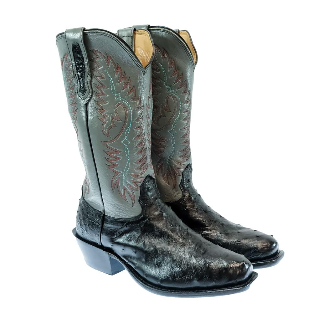 Fenoglio Black Full Quill Men's Boot