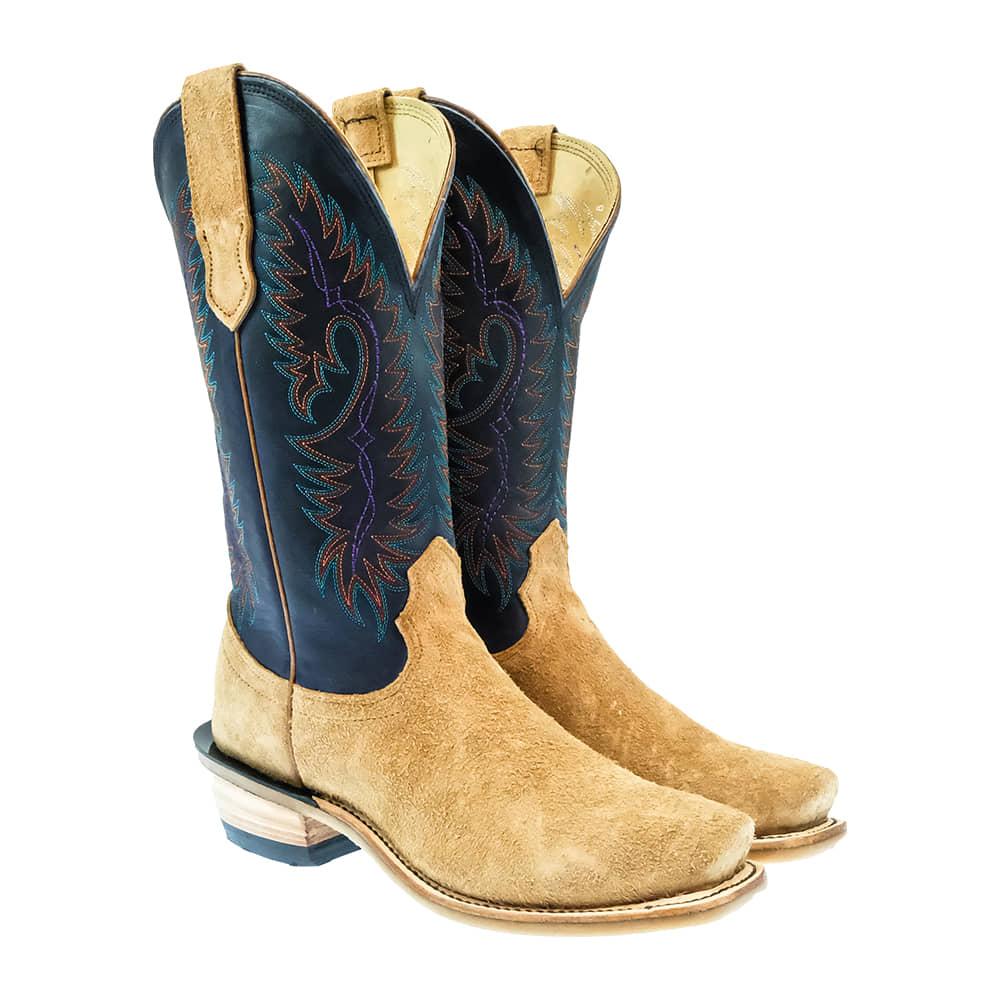 Fenoglio Custom Chili C-Loy Roughout with Blue Troya Women's Boot