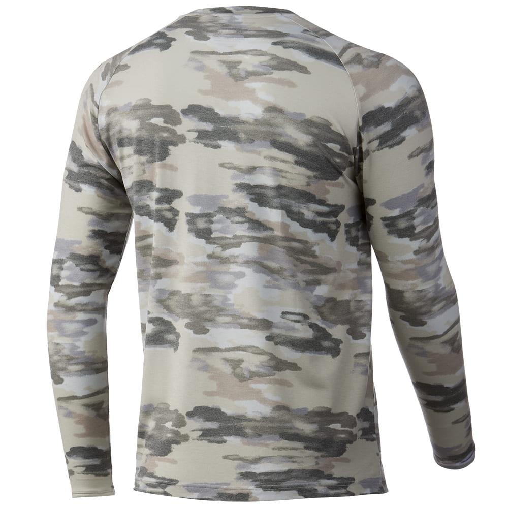 Huk Khaki Waypoint Edisto Long Sleeve Men's Shirt