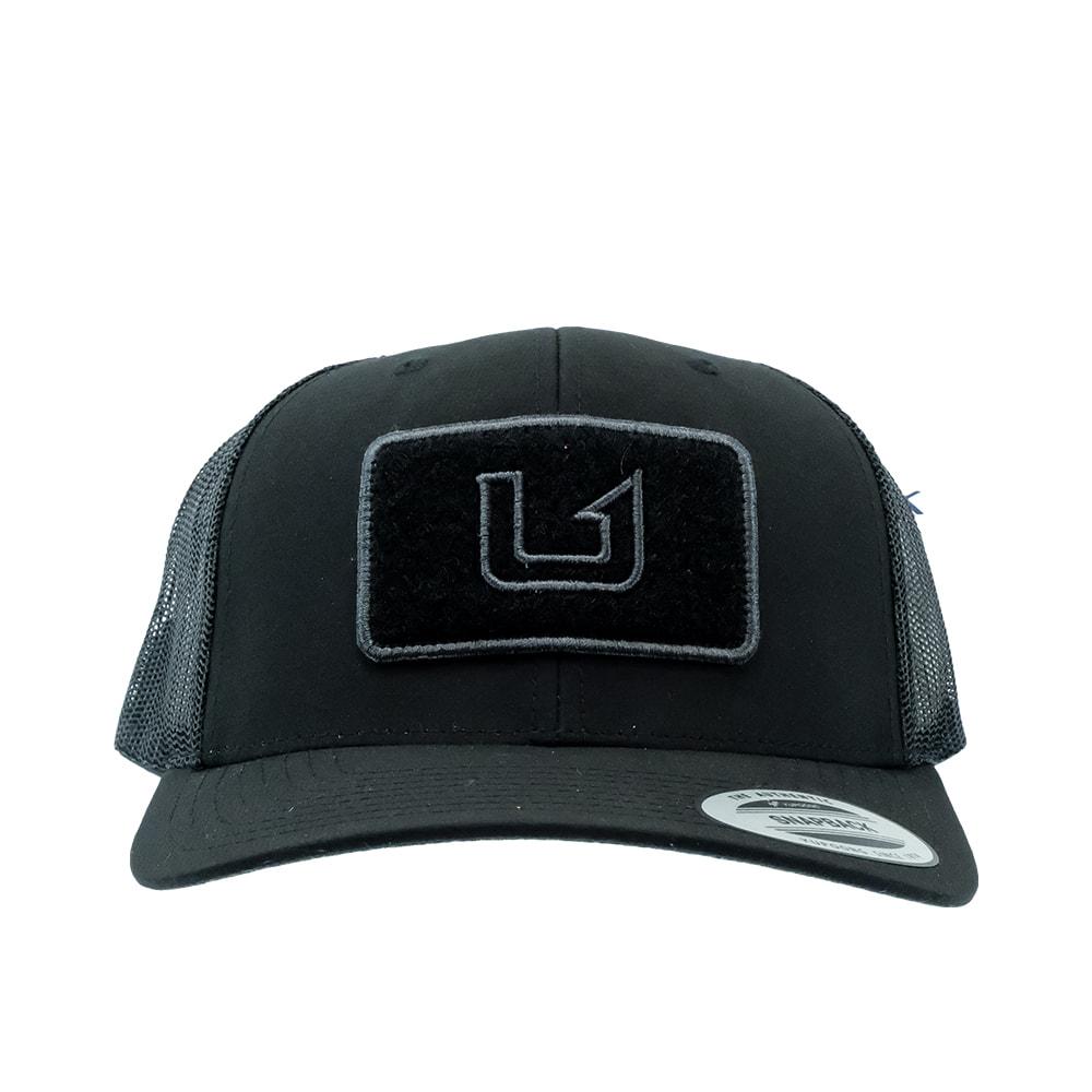 Huk Fly Patch Trucker Black Cap