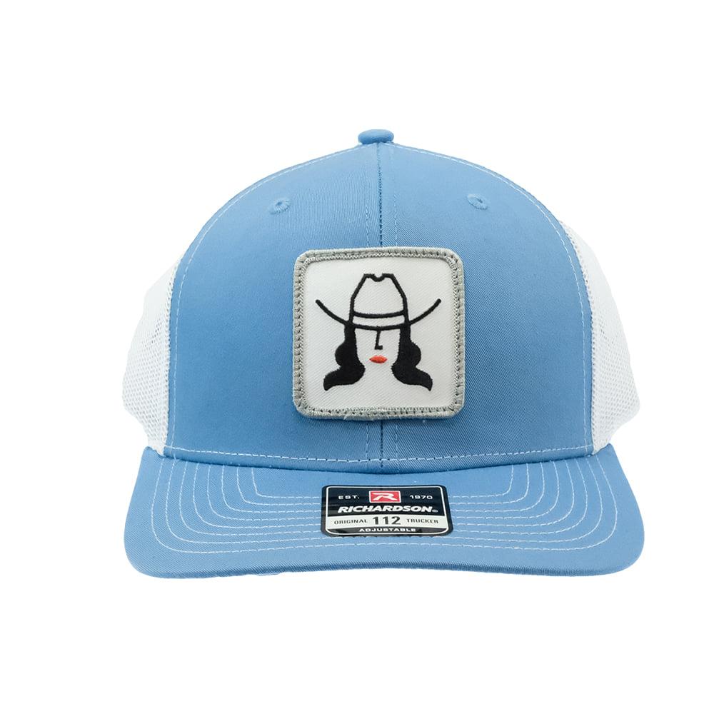 Cowboy Cool Blue Loretta Logo Cap