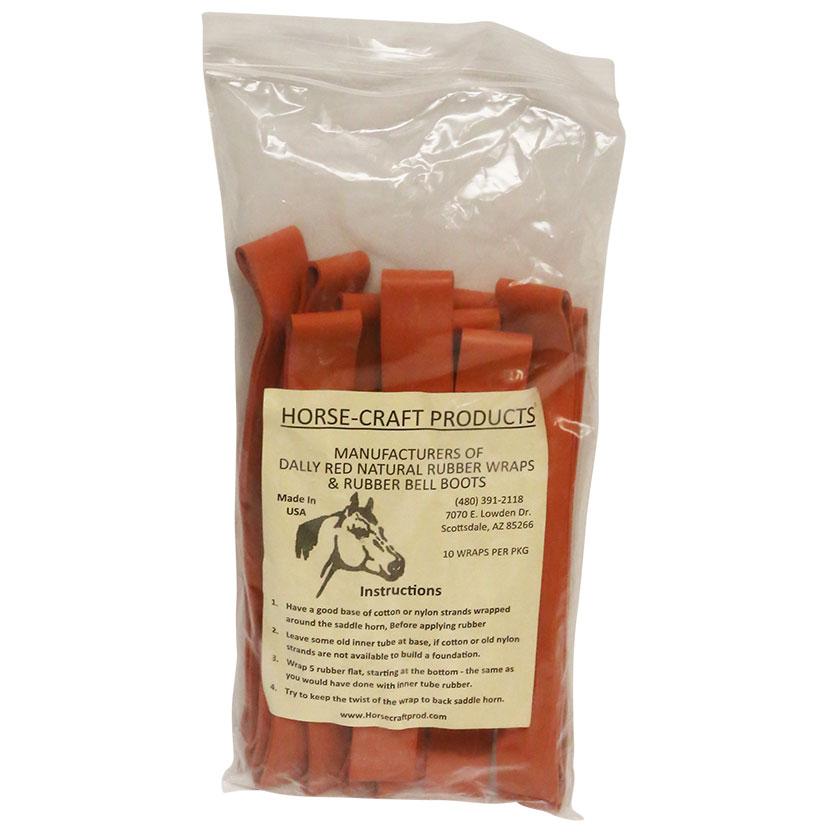 Horse Craft Red Dally Wrap - 10-Pack