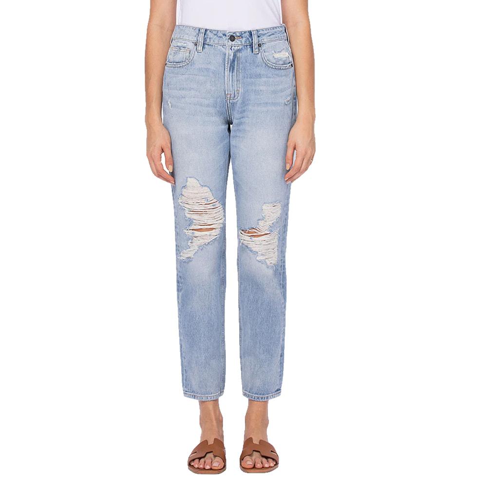 Hidden Jeans Basic Light Wash Women's Mom Jeans