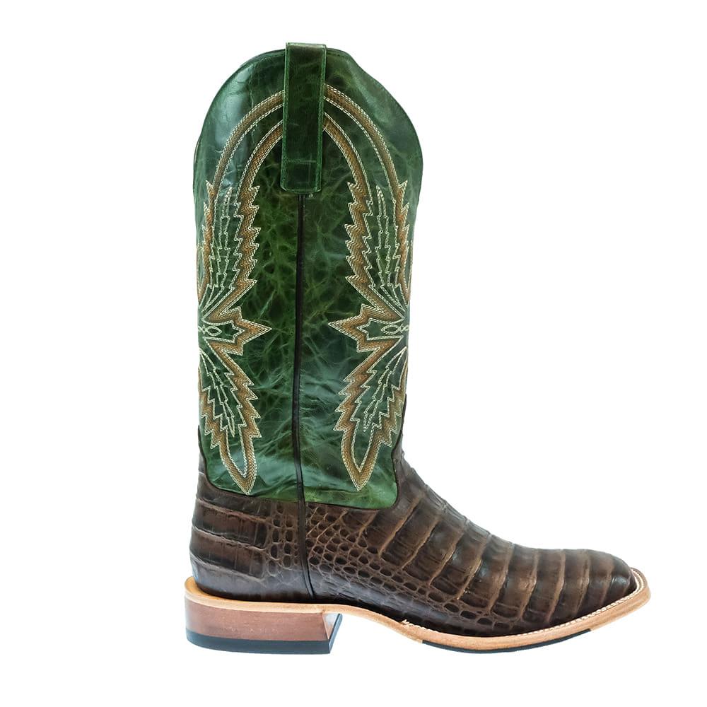 Horse Power Chocolate Caiman Print 13" Men's Boots