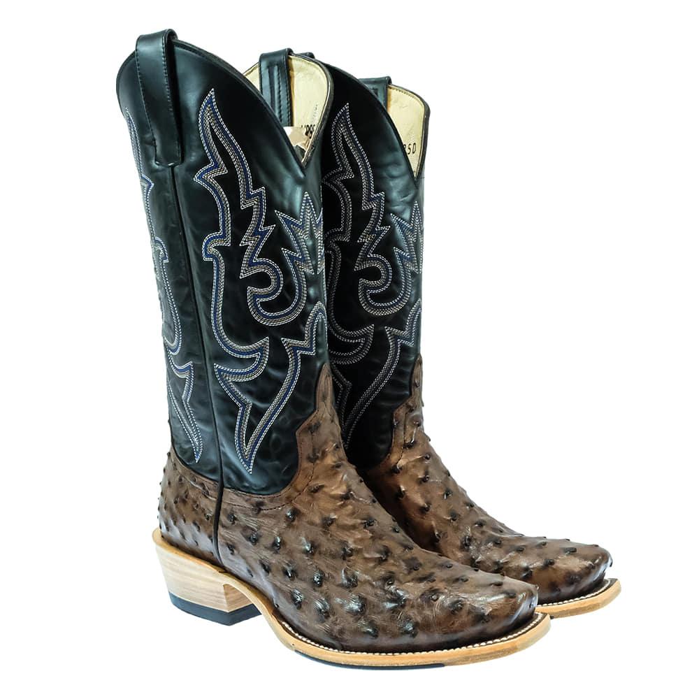 Horse Power  Kango Tobacco Full Quill Ostrich 13" Men's Boots