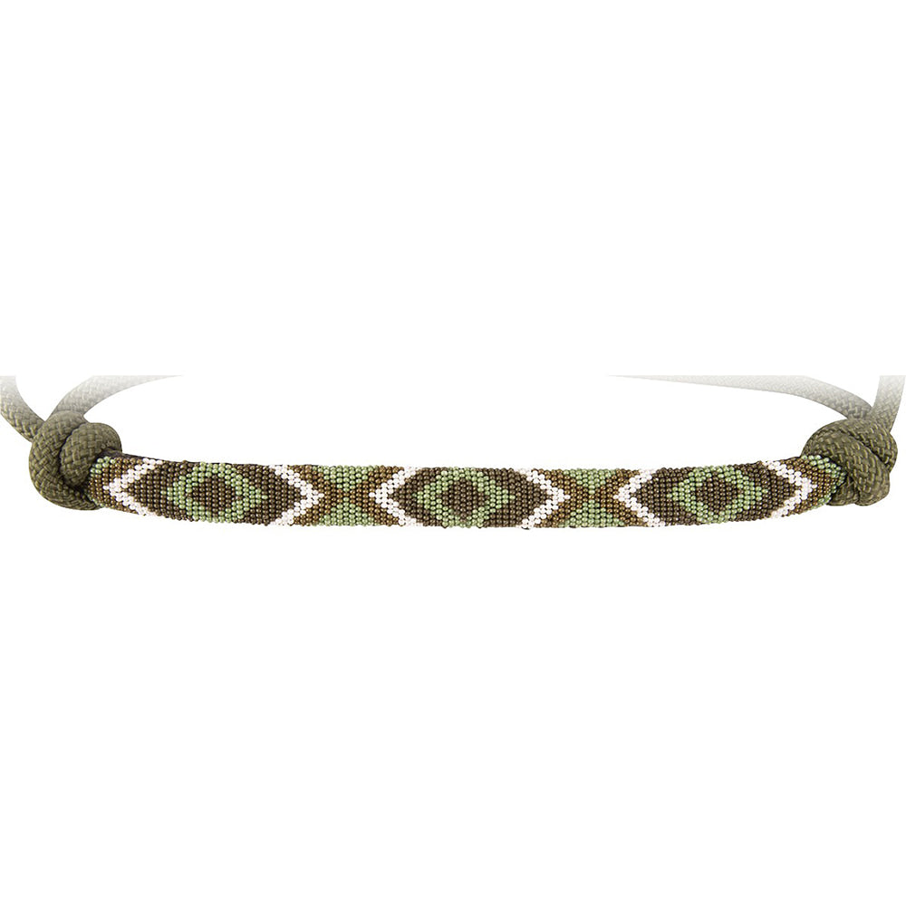 Cashel Tack Olive Cashel Beaded Rope Halter