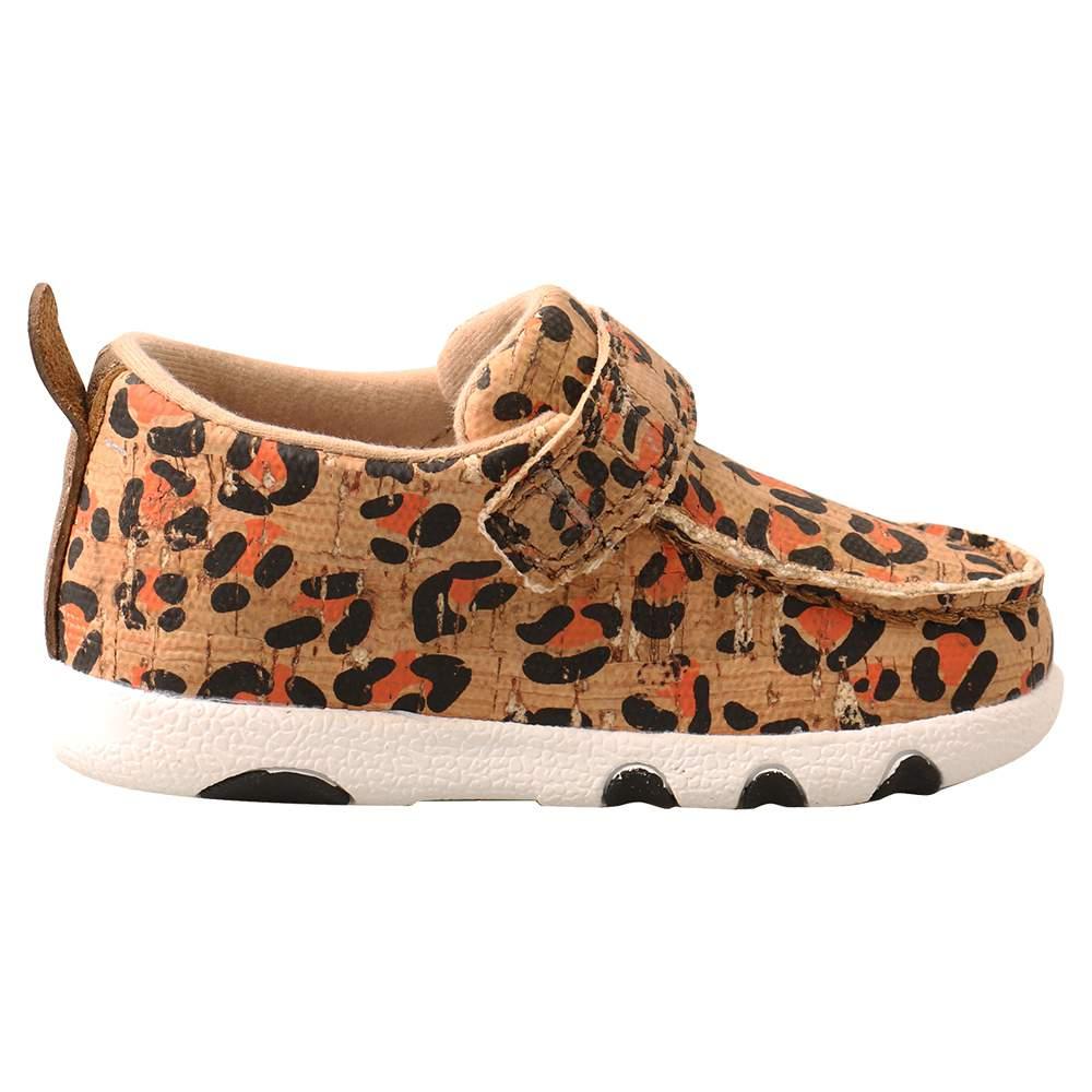 Twisted X Leopard Print Driving Moc for Infants