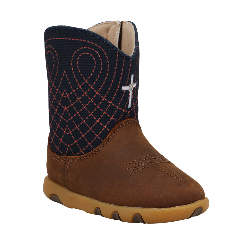 Twisted X Boots Footwear Twisted X Boots Driving Moc Boot in Mocha and Navy