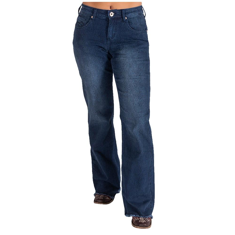 Cowgirl Tuff Midnight Python Wide Leg Women's Jeans