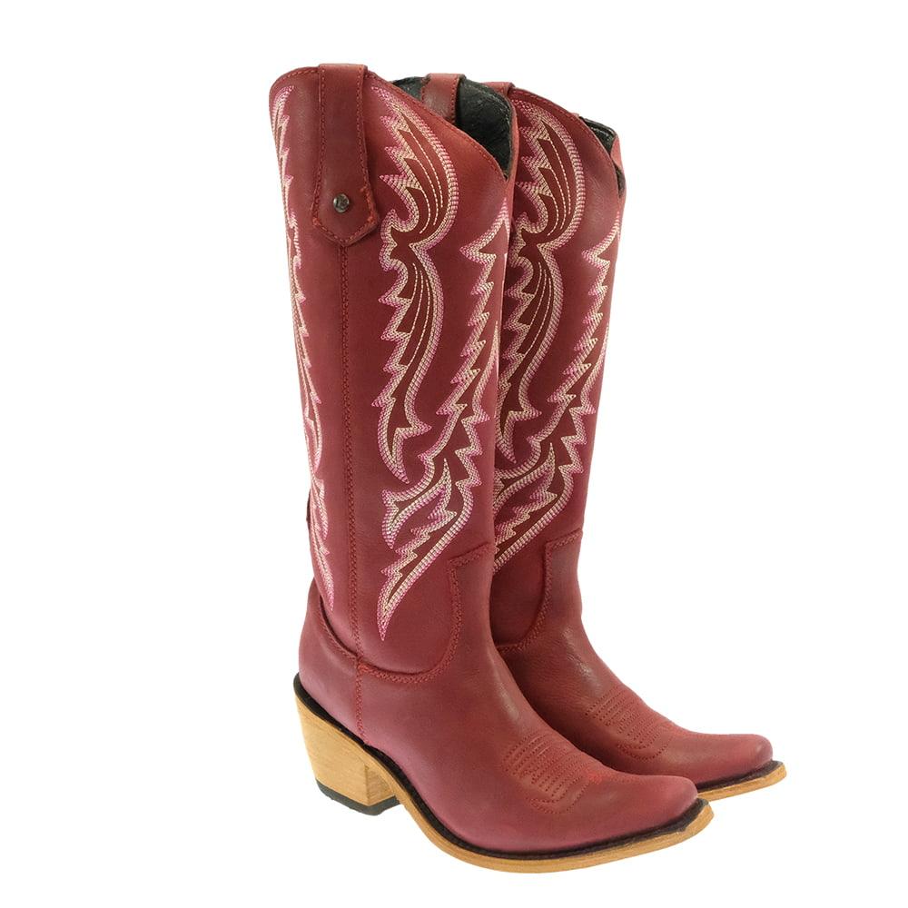 Liberty Black Stitch Vegas Rojo Red Women's Boots