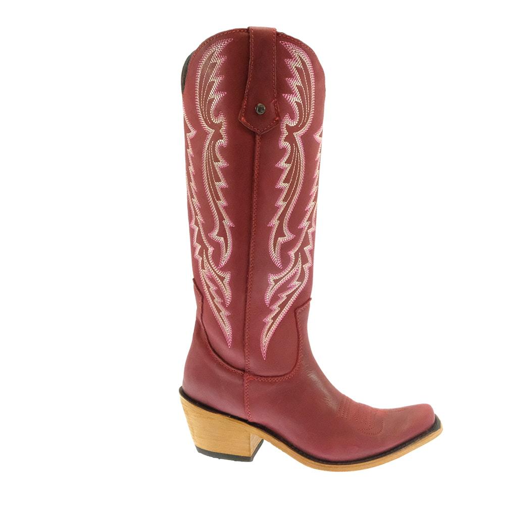 Liberty Black Stitch Vegas Rojo Red Women's Boots