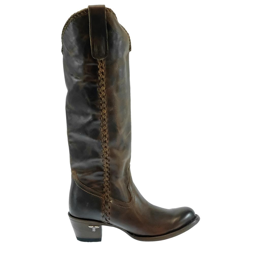 Lane Plain Jane Tall Dark Brown Women's Boots