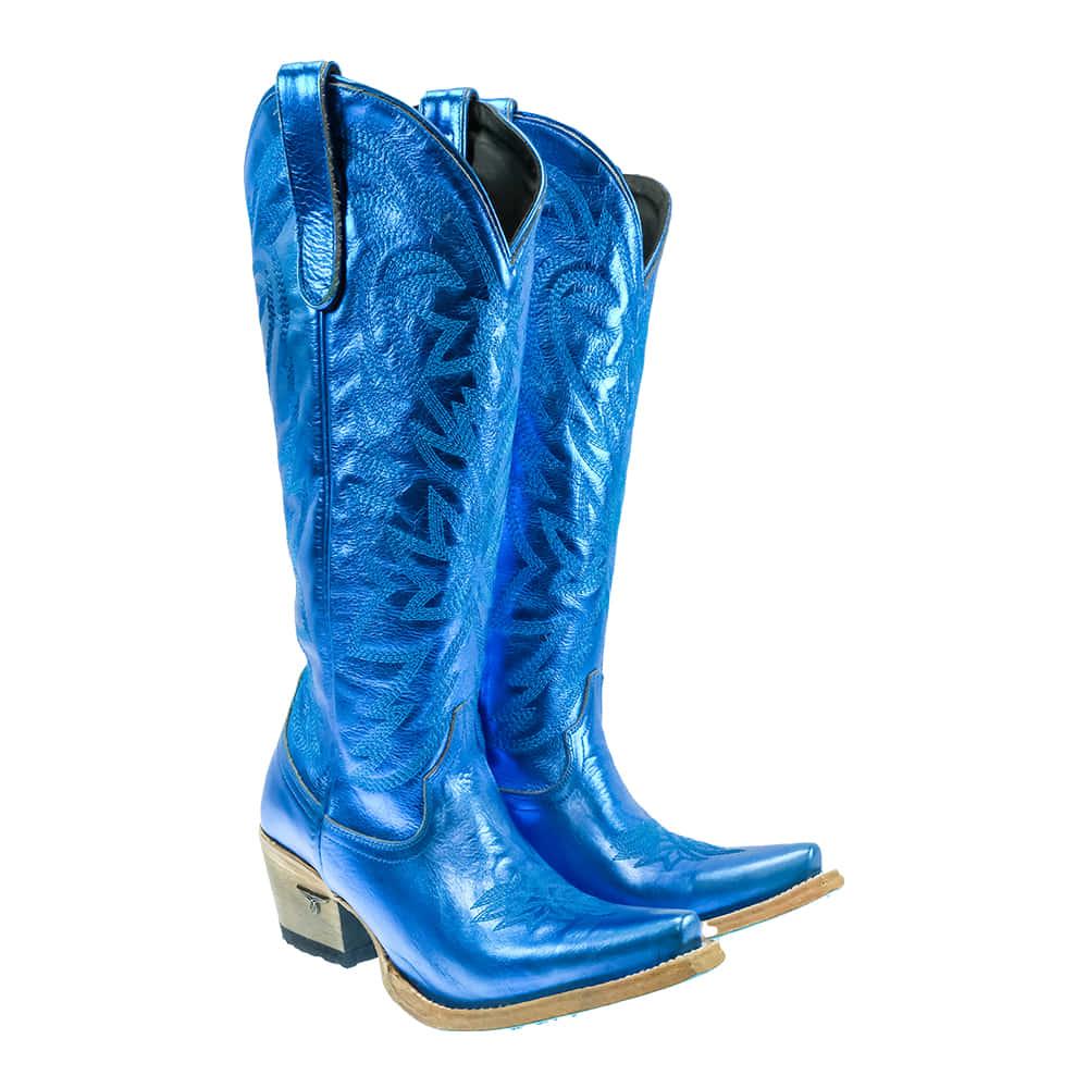 Lane Boot Co Metallic Blue Smokeshow Women's Boots