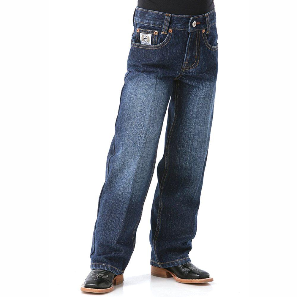 Cinch Boy's White Label Regular Original Fit Dark Stonewash Jeans