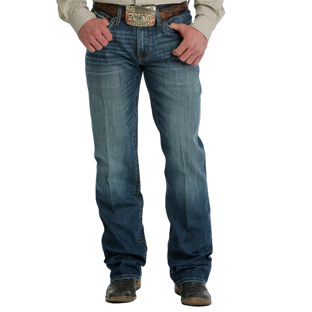 Cinch Grant Relaxed Fit Dark Stonewash Bootcut Men's Jeans