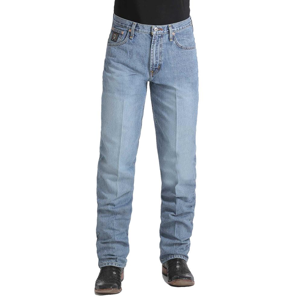 Cinch Black Label Loose Fit Medium Stonewash Men's Jeans