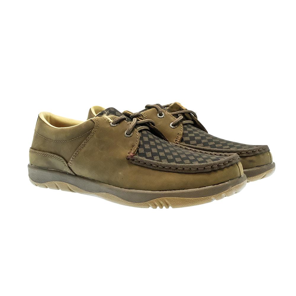 Twisted X Men's Shitake Weave Boat Shoe