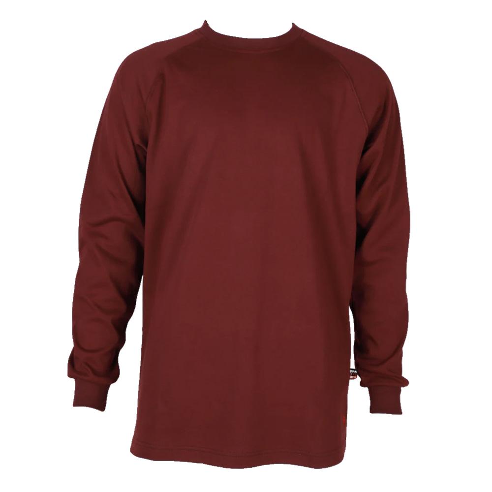 Forge Burgundy Graphic Long Sleeve FR Men's Shirt