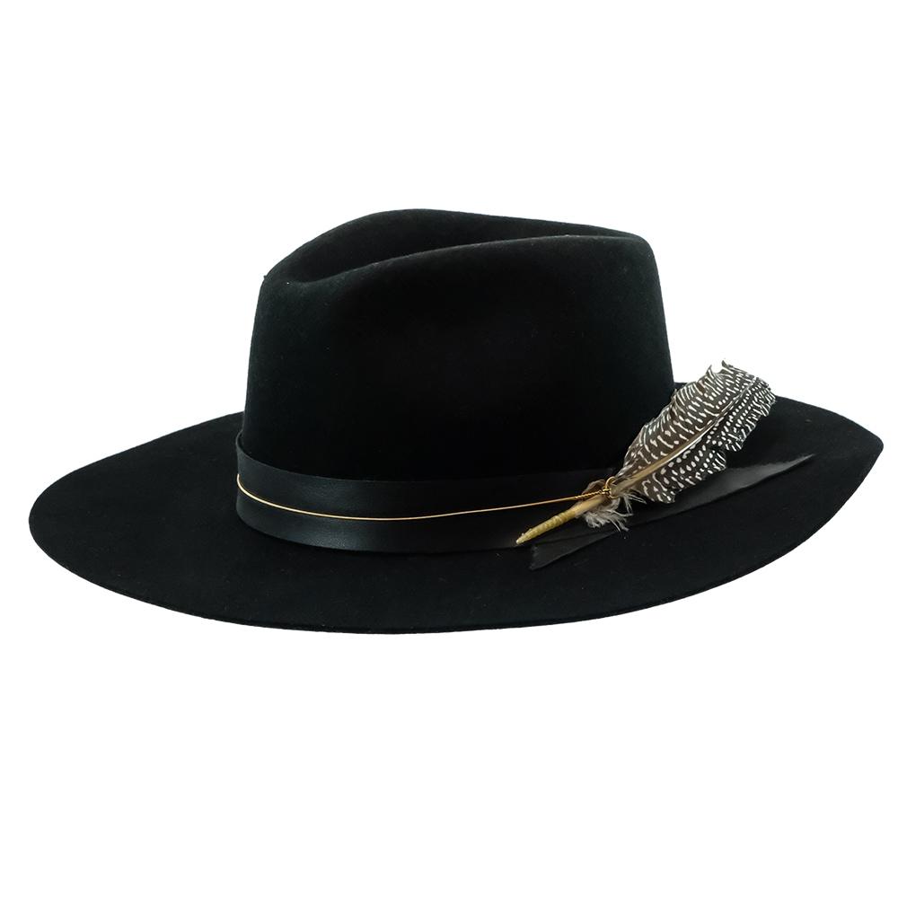 Shag & Gunn Midnight Cowboy Black Felt Hat