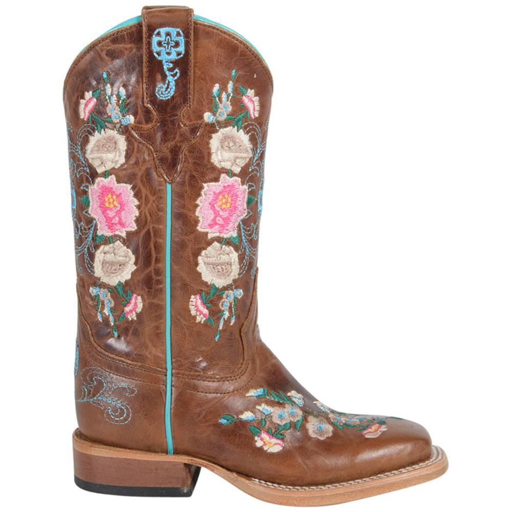 Macie Bean Kid's Rose Garden Cowgirl Boots