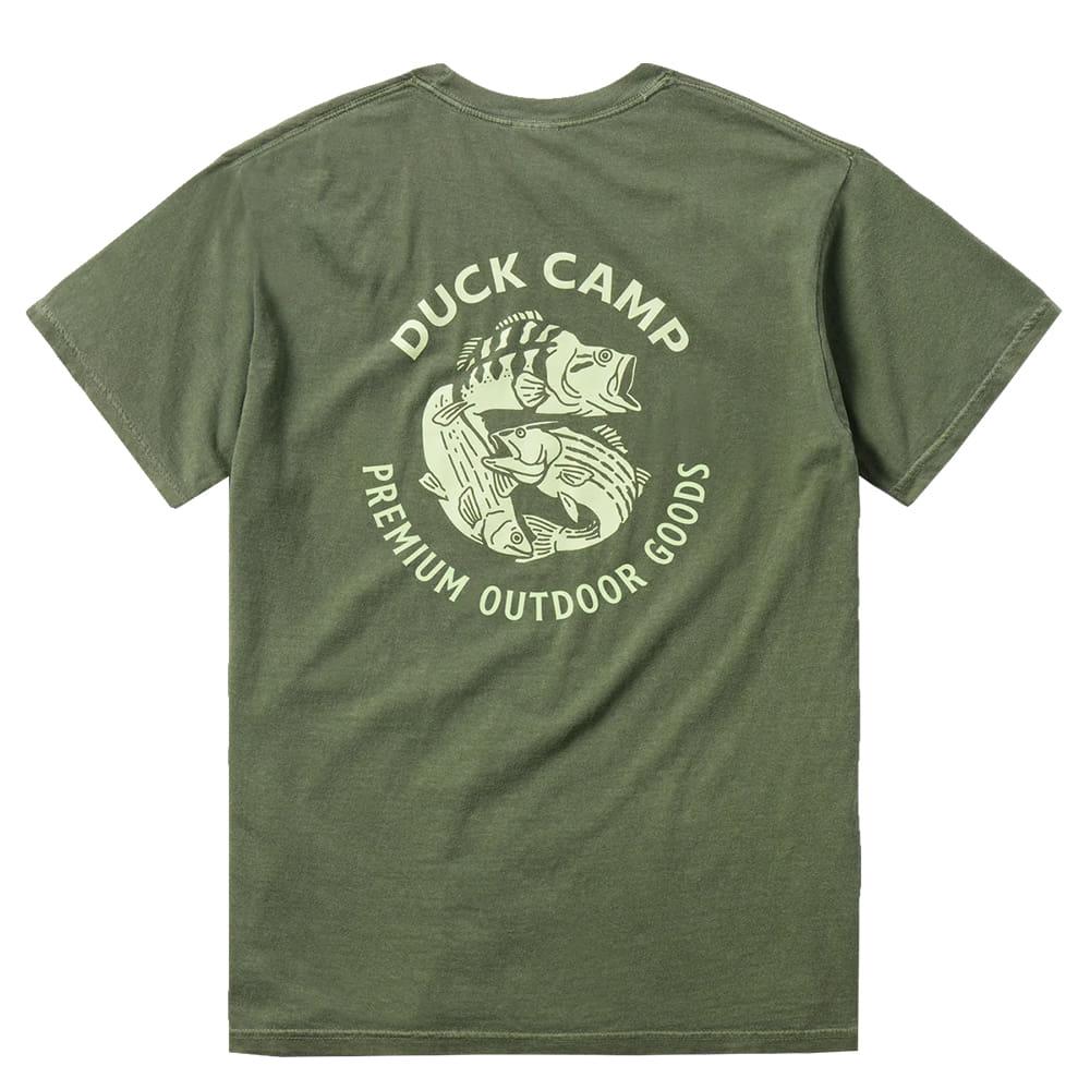 Duck Camp Men's Graphic Cast And Blast Moss T-Shirt