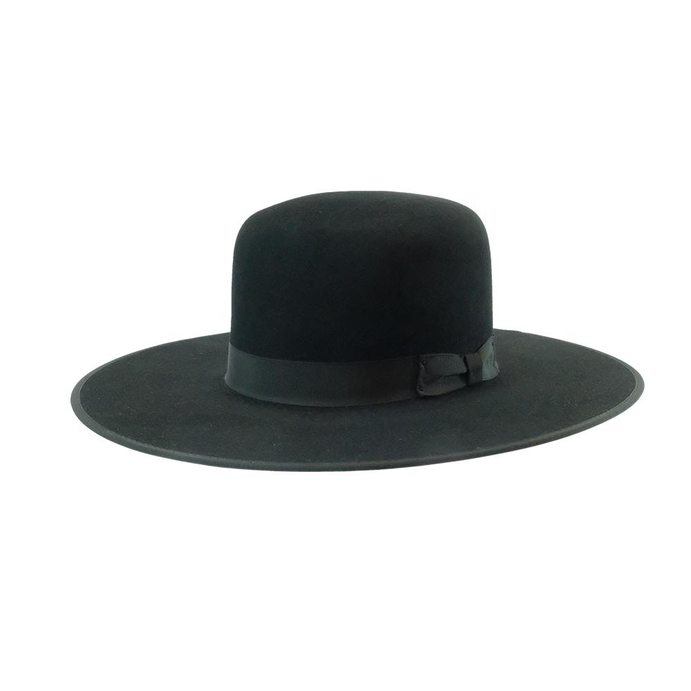 Rodeo King Wyatt 5X 4" Brim Black Felt Hat