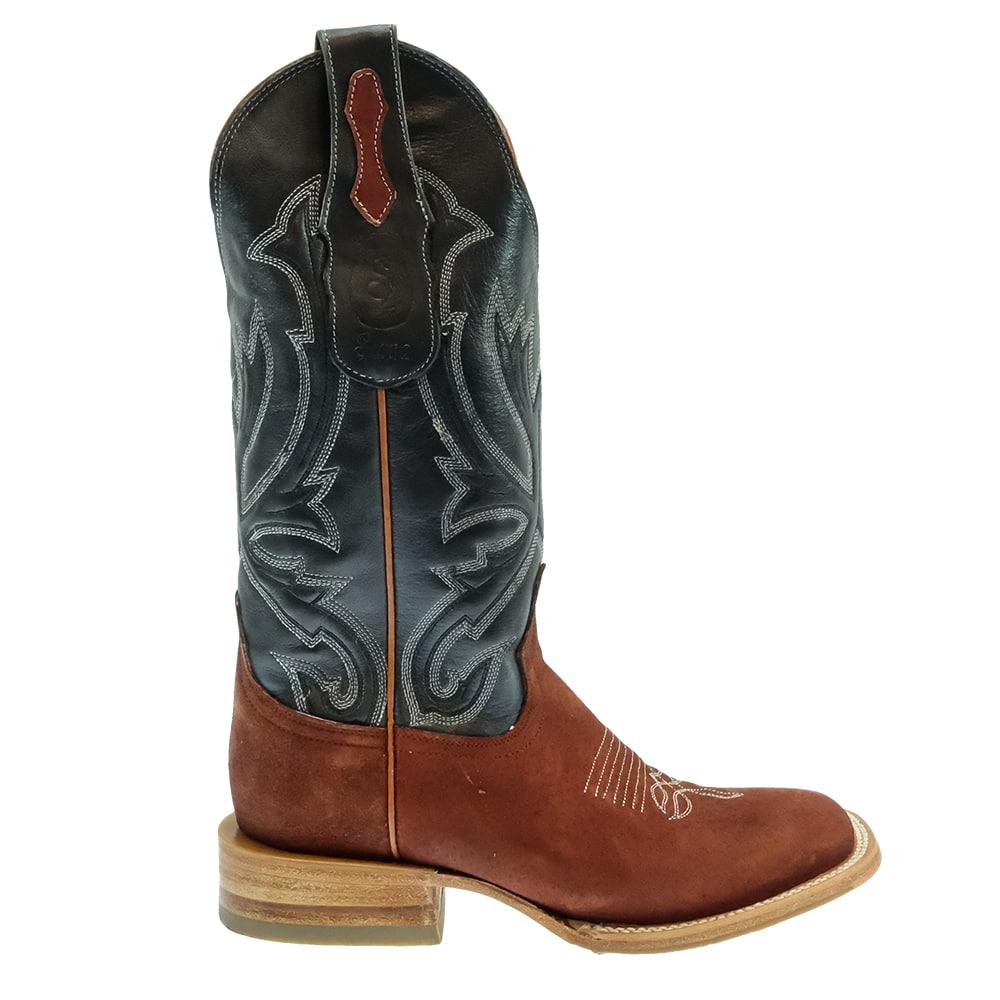 Serna Cognac Pig Navy Top Women's Boot