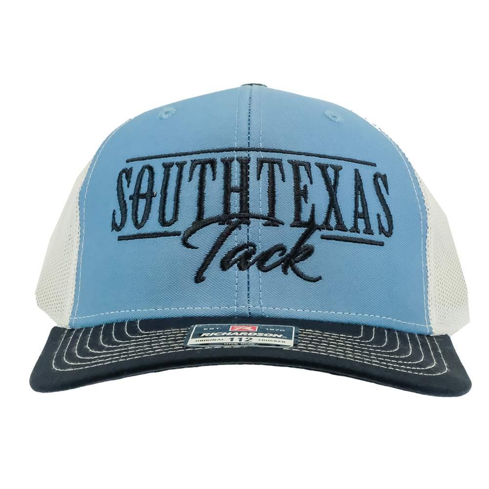 STT Blue and White Meshback Cap with Navy Embroidery